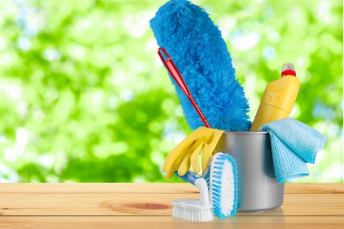 Specialist cleaning equipment used on hard flooring in SW12