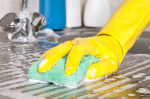 Detailed post construction cleaning in SW12 removing renovation dust