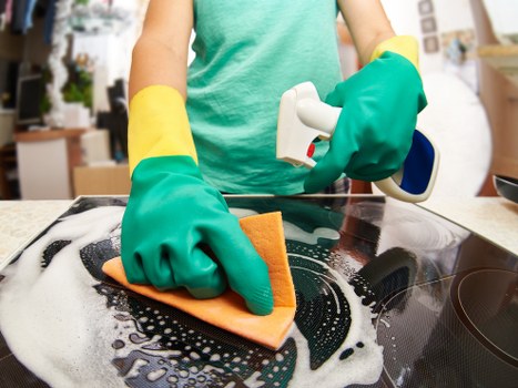Bright and tidy office interior cleaned by SW12 office cleaners